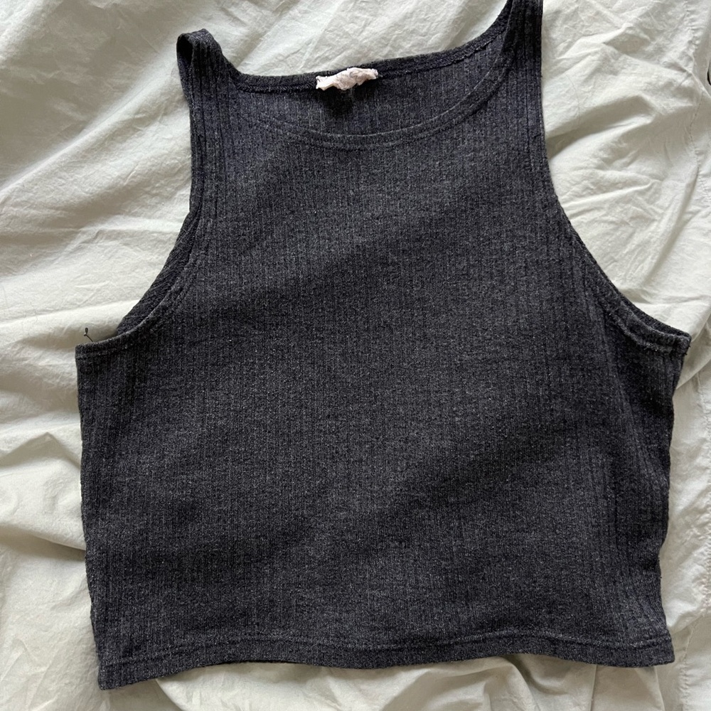 Women's Black Sleeveless Top